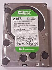 2TB SATA III Western Digital WD20EARS-00S8B1 5400rpm 64MB HDD 3.5" Festplatte