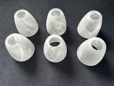 Glasschirm Lampenschirm 6 Stück E14 Trio Levisto weiß Alabaster u.a. 871210607