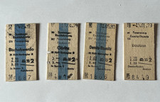 EK24, alte Fahrkarten, Bahn