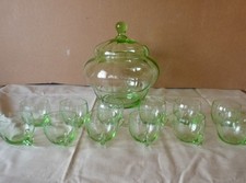 antikes  Bowleset  *  30er