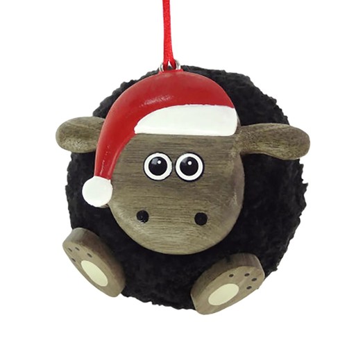 Black sheep weihnachtskugel - sheep,