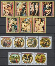 Briefmarken Äquator-Guinea 1973, gest.