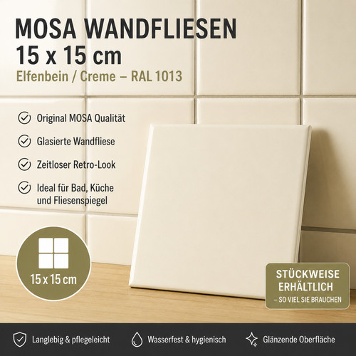 Mosa wandfliese 15x15 - wandfliese, cm