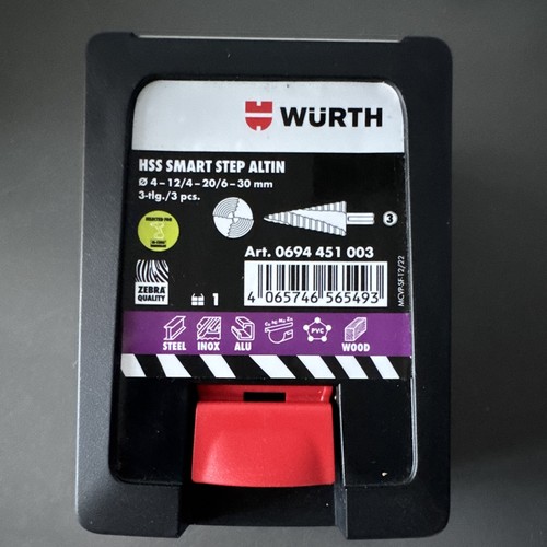 Würth stufenbohrer set - würth, n
