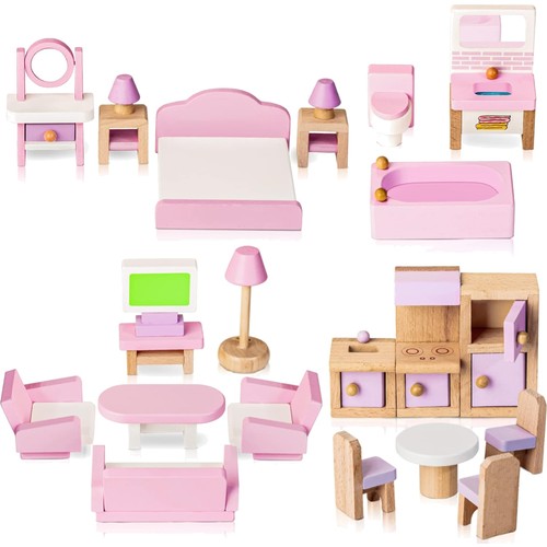 Puppenhaus möbel set holz - möbel,