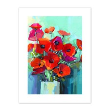 Blumen rot Blumenstrauß Vase