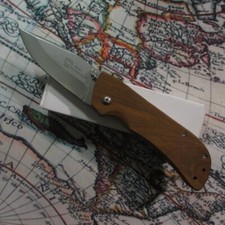 Custom REKAT PIONER Messer. Stahl ATS-34. Bakaut Schalen. Extrem RAR! Einzel in