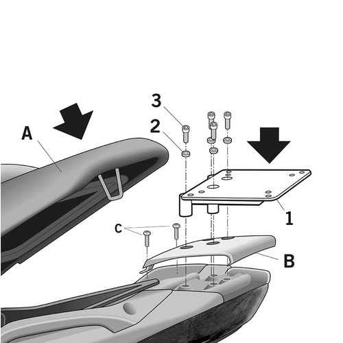 Shad gepäckträger für - shad, (für