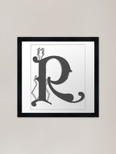 Rich guitars logo gerahmte - bc,