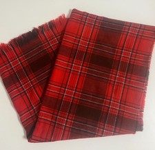 Großer Tartan Schal – rot