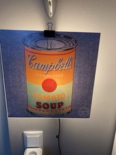 Andy Warhol Wandlampe 30x30x8cm Campbells Tomate Soup