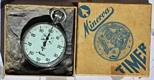 Selten Stoppuhr Minerva Mit