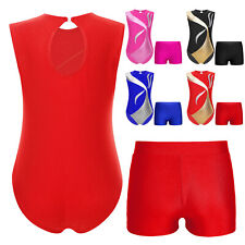 Kinder Mädchen Outfit 2Stück Anzug Patchwork Set Sportbekleidung Tanzbekleidung