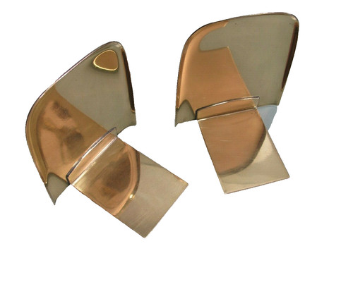 Buchstützen messing art deco - messing,