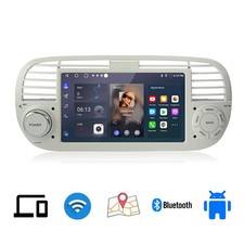 Autoradio Android14 Für Fiat 500 500C 2007-2015 CarPlay GPS Navi WiFi SWC 2+32GB