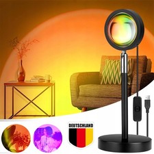 LED Sunset Lamp 4 Farben RGB
