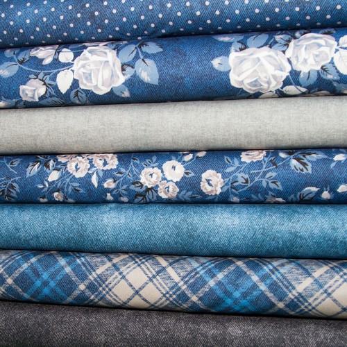 Rosen blau grau - grau, gina