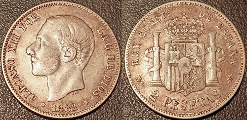 Spanien alfonso xii - -,