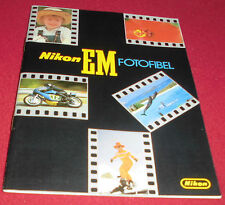 dachbodenfund prospekt katalog  nikon FM foto fibel rat geber kamera alt werbung