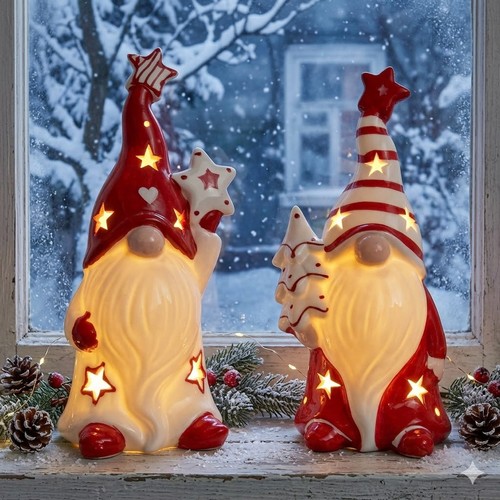 Weihnachtliches led wichtel - led,
