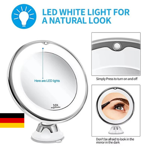 360 led schminkspiegel - 360°,