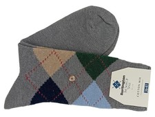 Burlington Herren Socken Argyle Muster Mehrfarbig Gr. 36-41 Klassisch