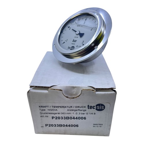 Tecsis manometer 3bar - tecsis,
