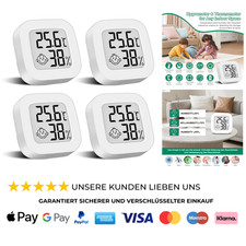 4x Mini Digital Thermometer