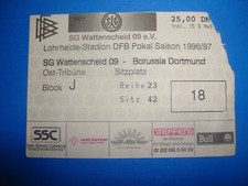 96/97 Ticket Wattenscheid 09