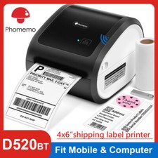 Phomemo D520BT Bluetooth Thermodrucker - DHL Etikettendrucker für Etiketten 4X6