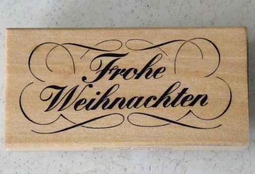 Stempel frohe weihnachten - , --