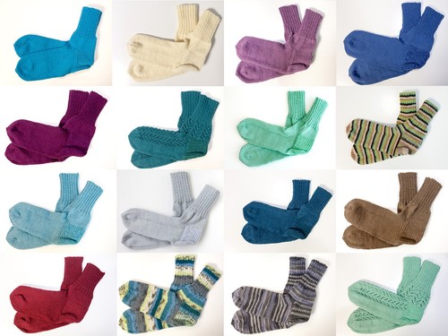 Damen wollsocken stricksocken - damen,
