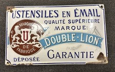 Seltene französische Werbung