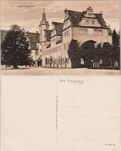 Ansichtskarte wermsdorf - ansichtskarte,