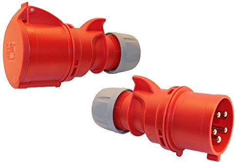 Set cee kupplung und - cee, stecker