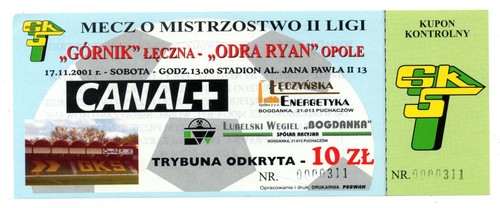 Ticket pol gornik leczna - ticket,