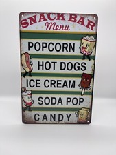 Blechschild Snackbar 20x30cm