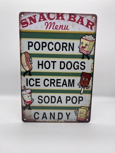 Blechschild snackbar 20x30cm - blechschild,