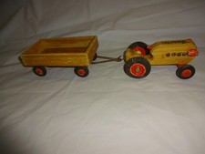 DDR Holztraktor Gespann 37 cm