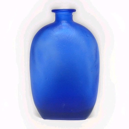 Satinierte glas vase - satinierte,