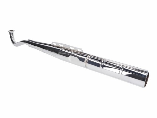 Auspuff 28mm verchromt - , für
