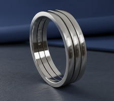 SPARTA Herrenring Edelstahl