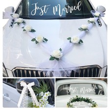 Autoschmuck Hochzeit Braut
