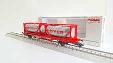 Märklin H0 47707 Containertragwagen DB AG Tankcontainer Hoyer OVP * neuwertig *