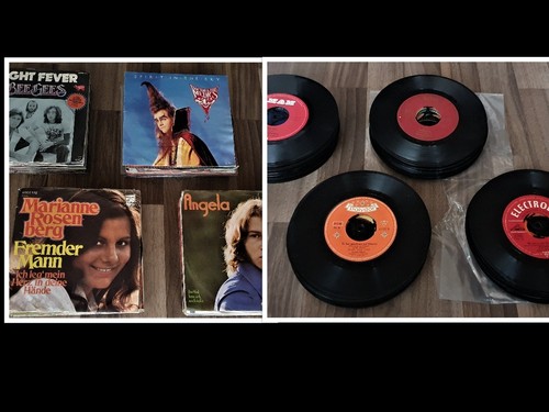 Schallplatten sammlung singles - schallplatten,