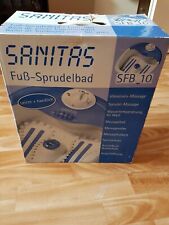 Sanitas Fussbad Massage Gerät Sprudelbad Fuss Bad