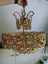 Edel geschliffene KRISTALL DECKENLAMPE, Lüster, Deckenleuchte, Kronleuchter