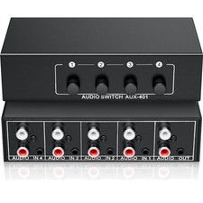 AUX Audio Switcher 4 in 1 Out