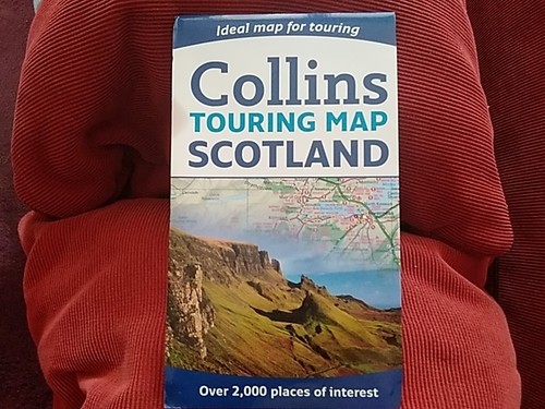 Landkarte schottland collins - landkarte,