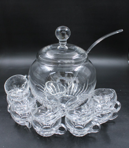 Bowle set mit gläsern - 11,
